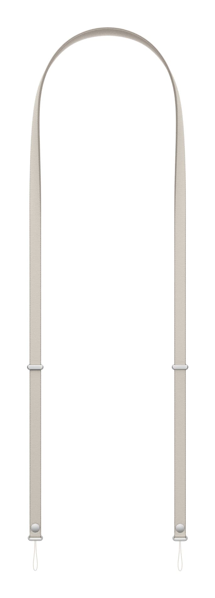 Apple crossbody strap tan — vue 1