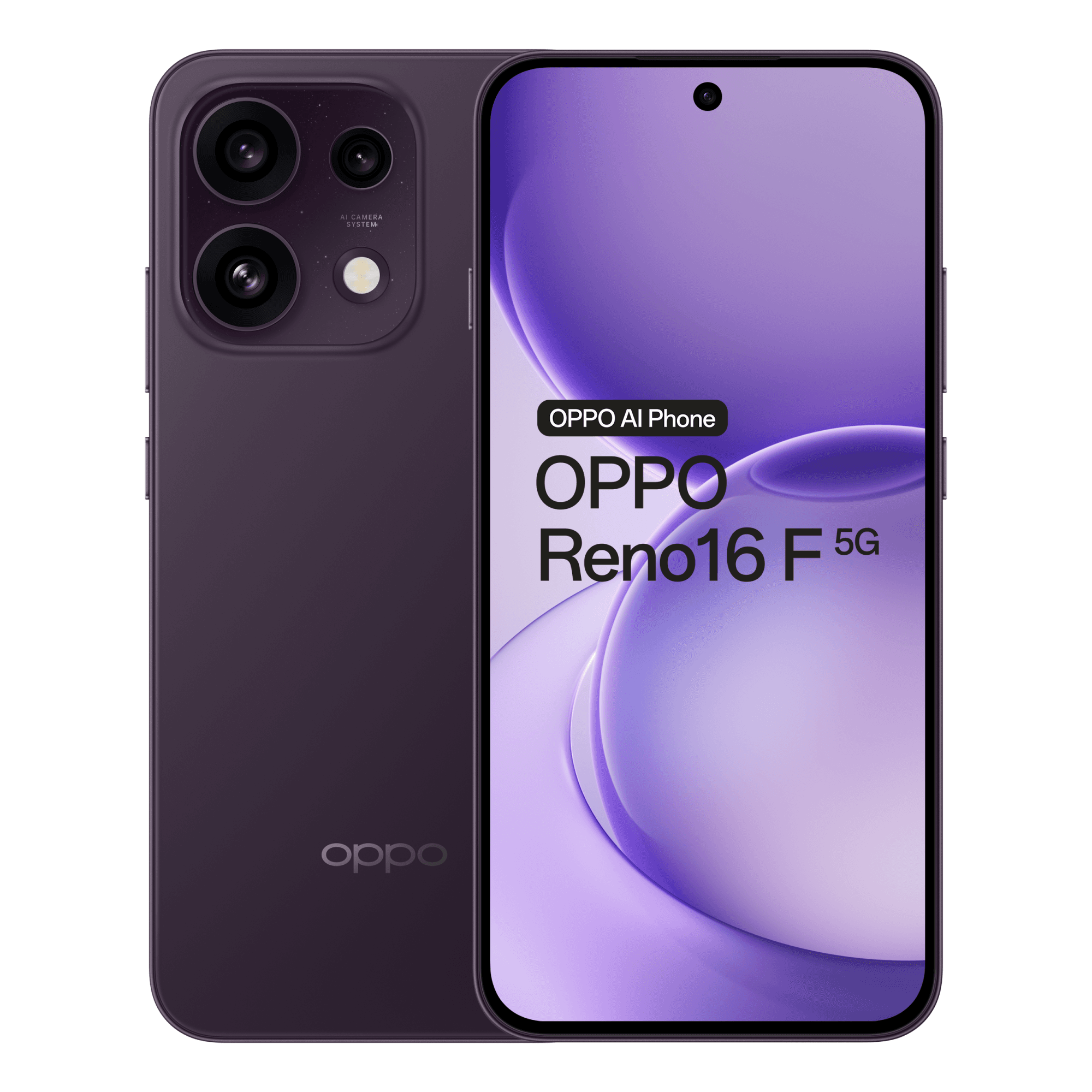 Oppo reno16f 8+256 purple black — vue 1