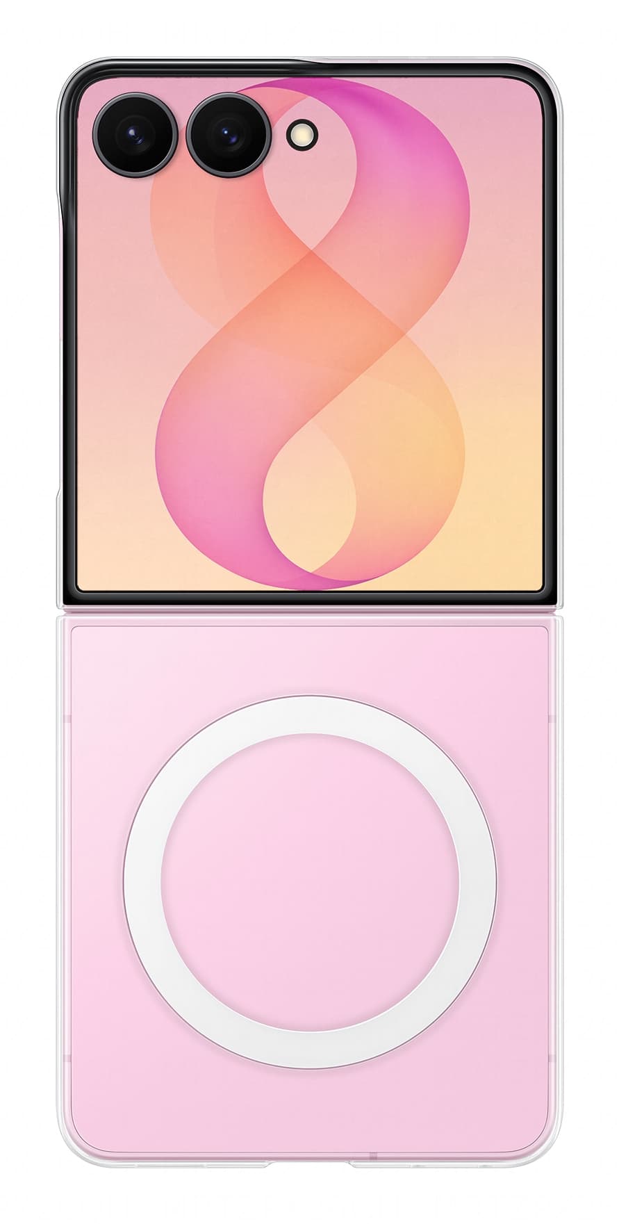 Samsung clear magnet case FLIP8 — vue 1