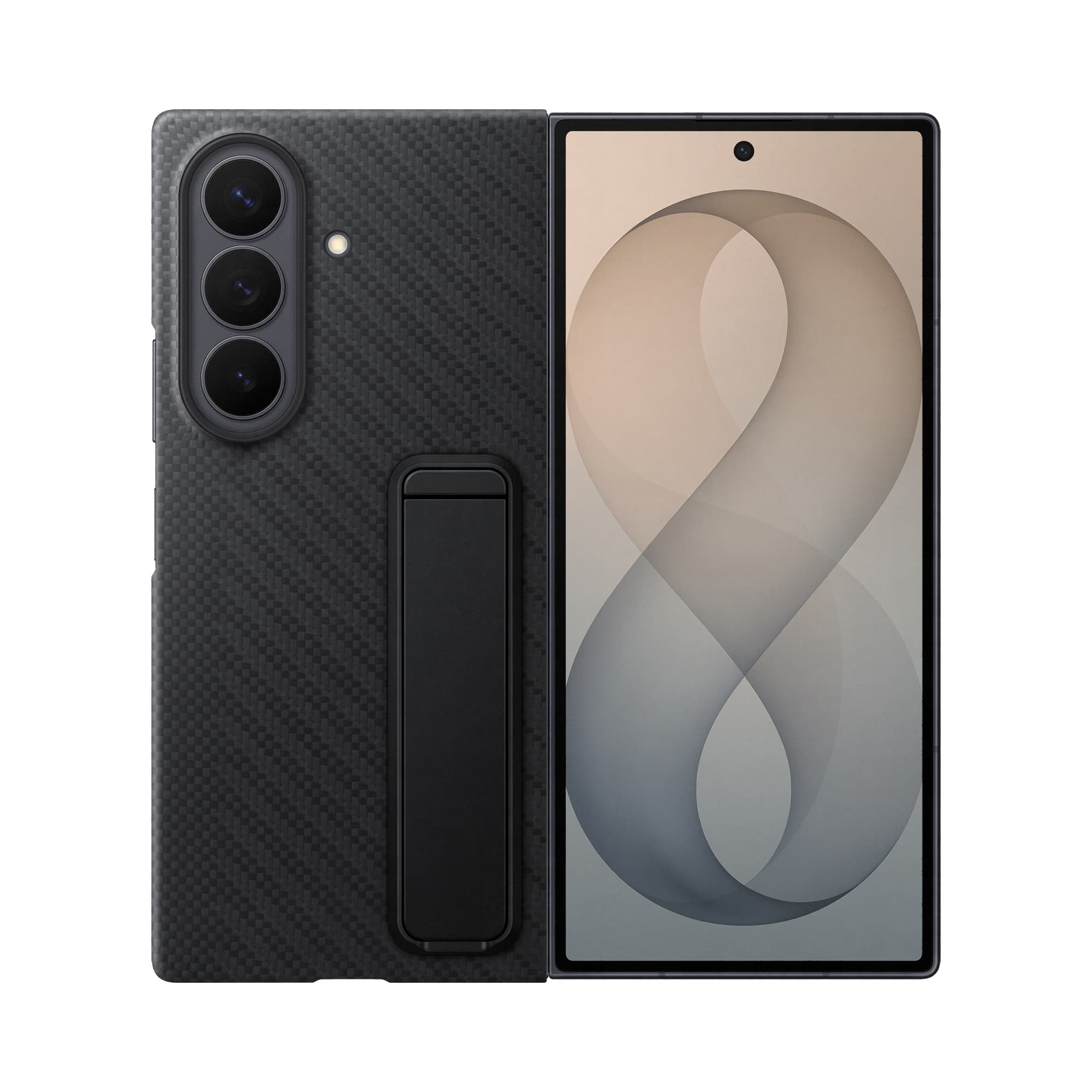 Samsung carbon standing case fold8 ultra — vue 1