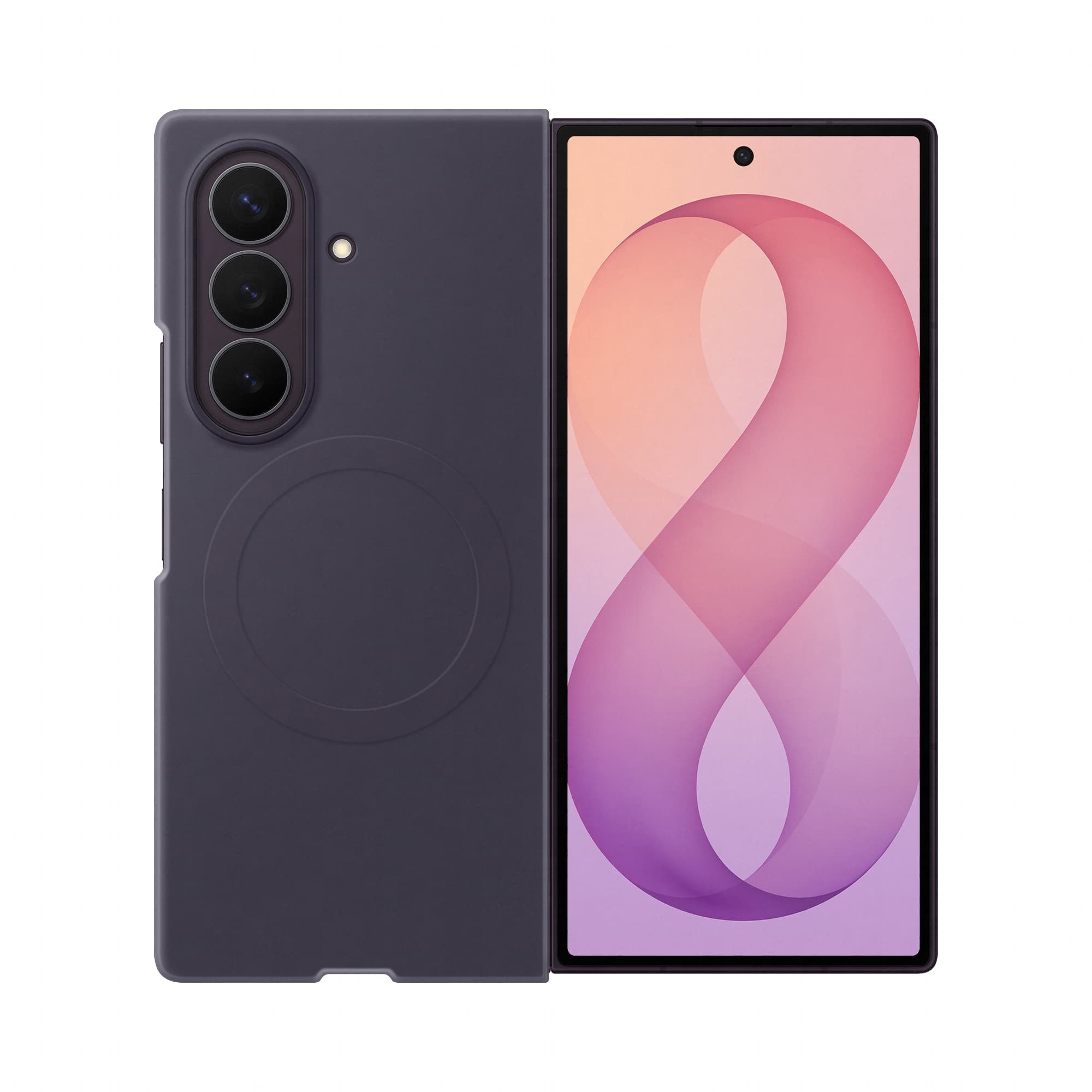 Samsung silicone case fold8 ultra violet — vue 1