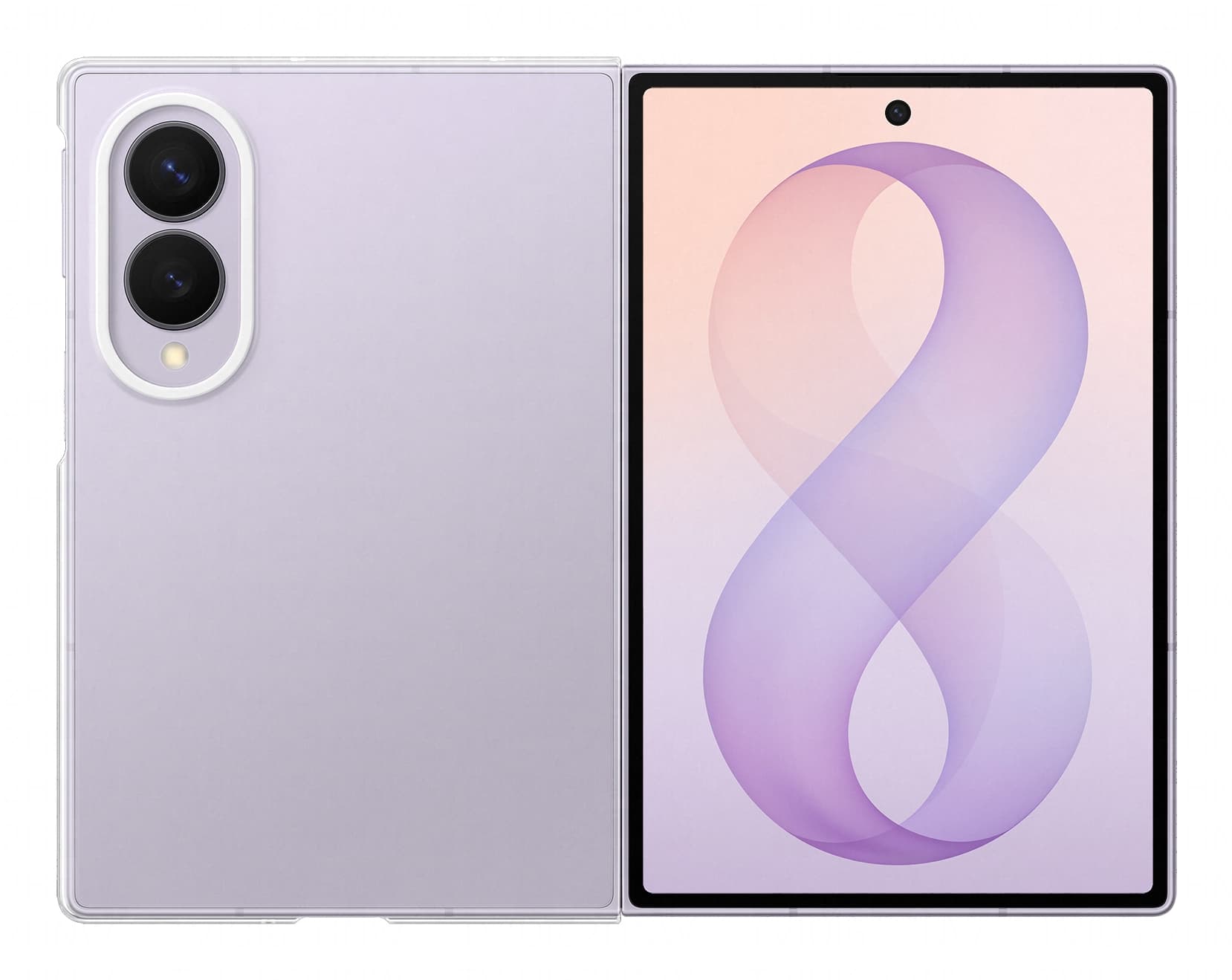 Samsung clear case FOLD8 — vue 1