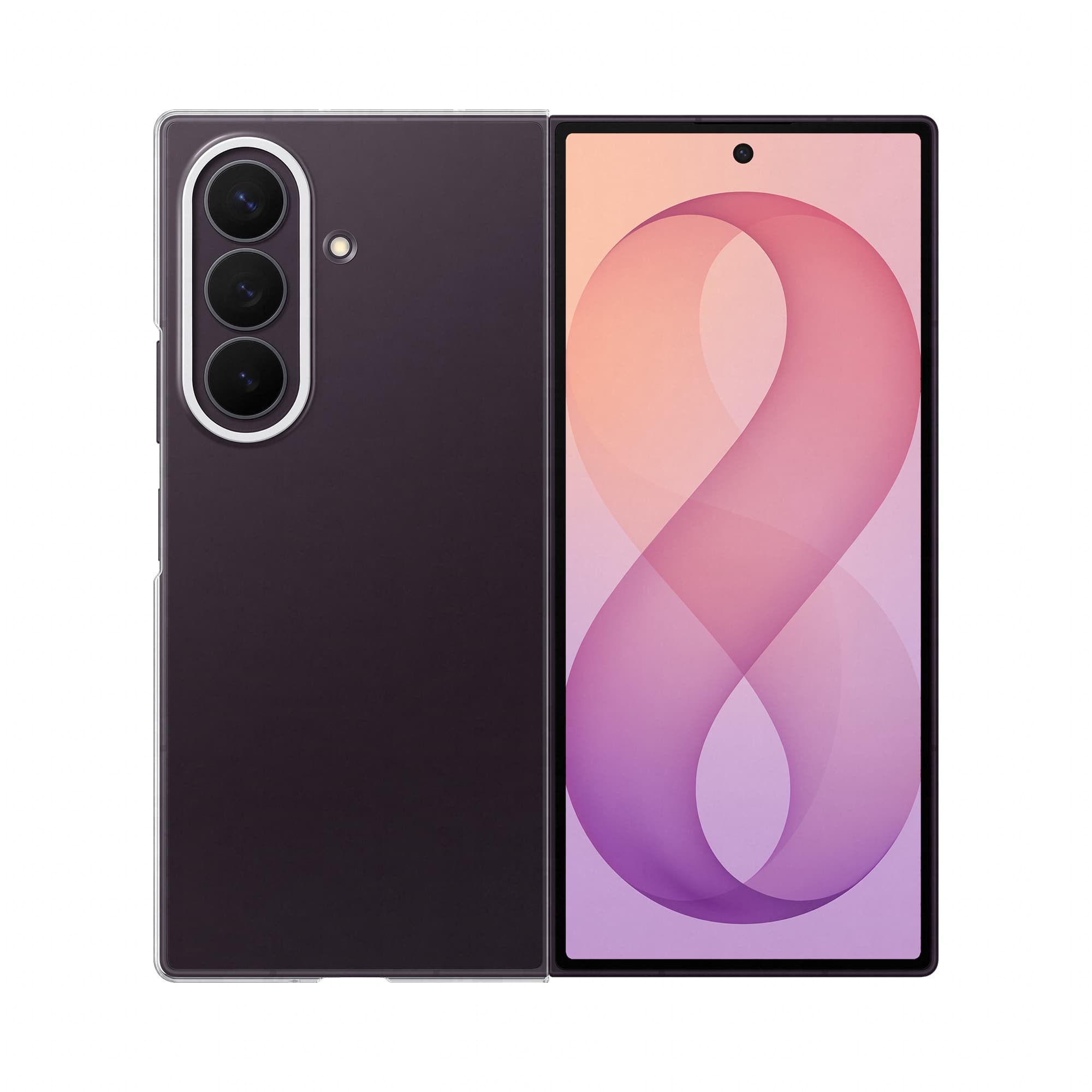 Samsung clear case fold8 ultra — vue 1