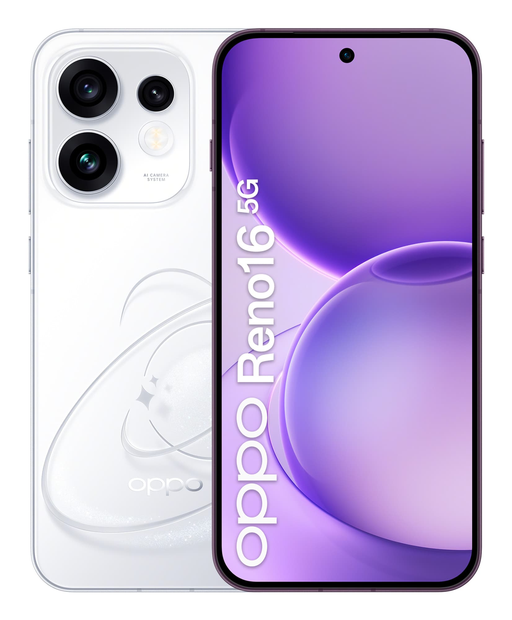 Oppo reno16 8+512 pop white — vue 1