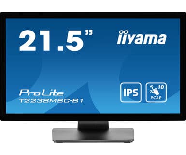 Iiyama 22"w lcd touch full hd bezel free — vue 1