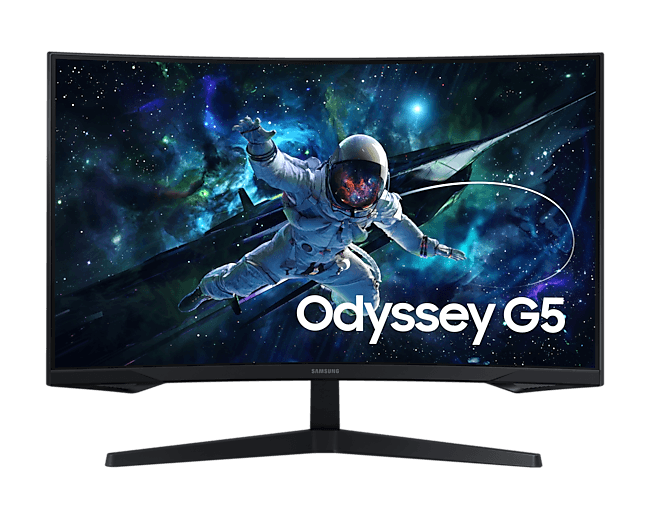 Samsung curved gaming monitor LS32CG552 — vue 1