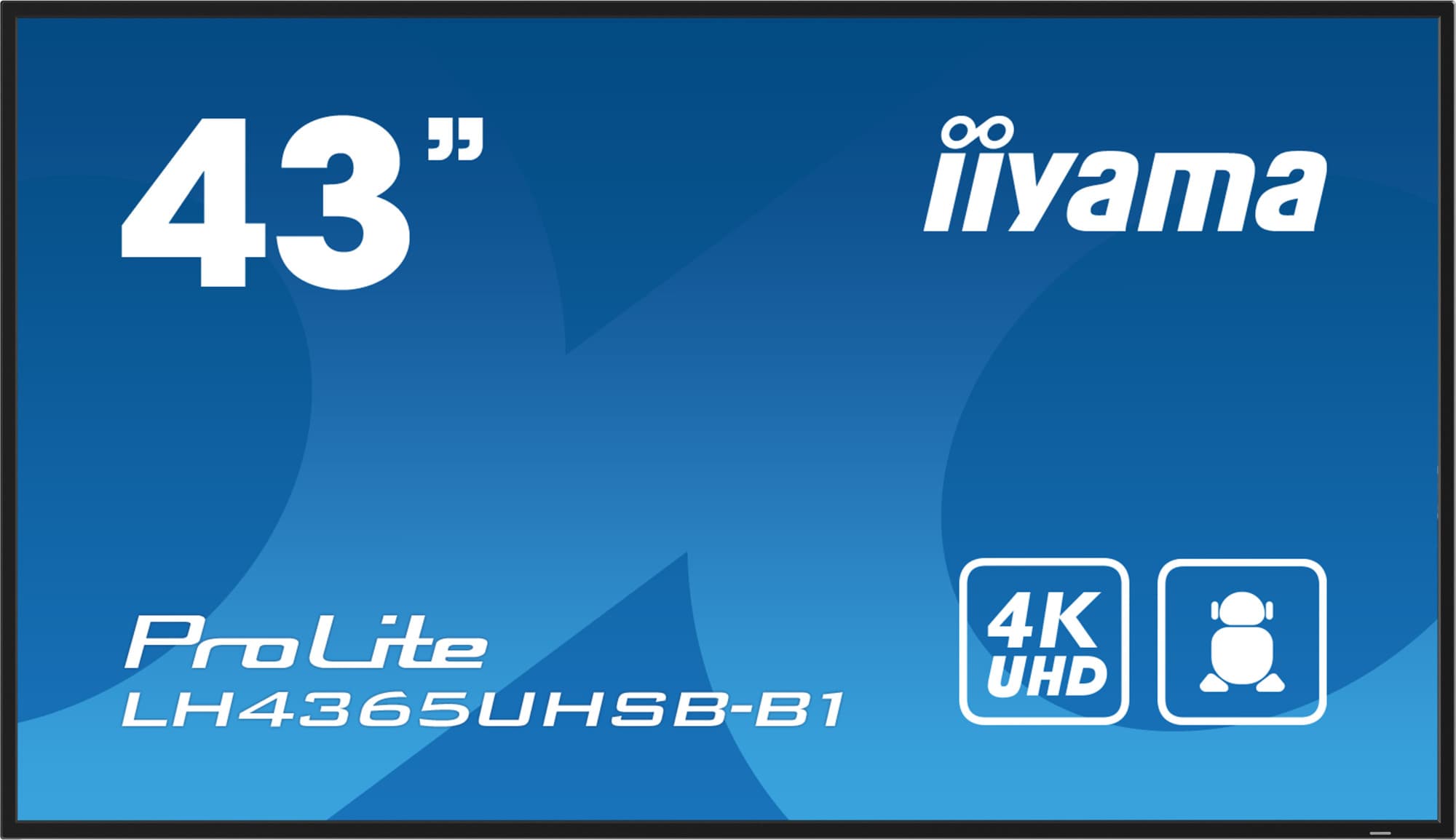 Iiyama solution smart signage LH4365UHSB — vue 1