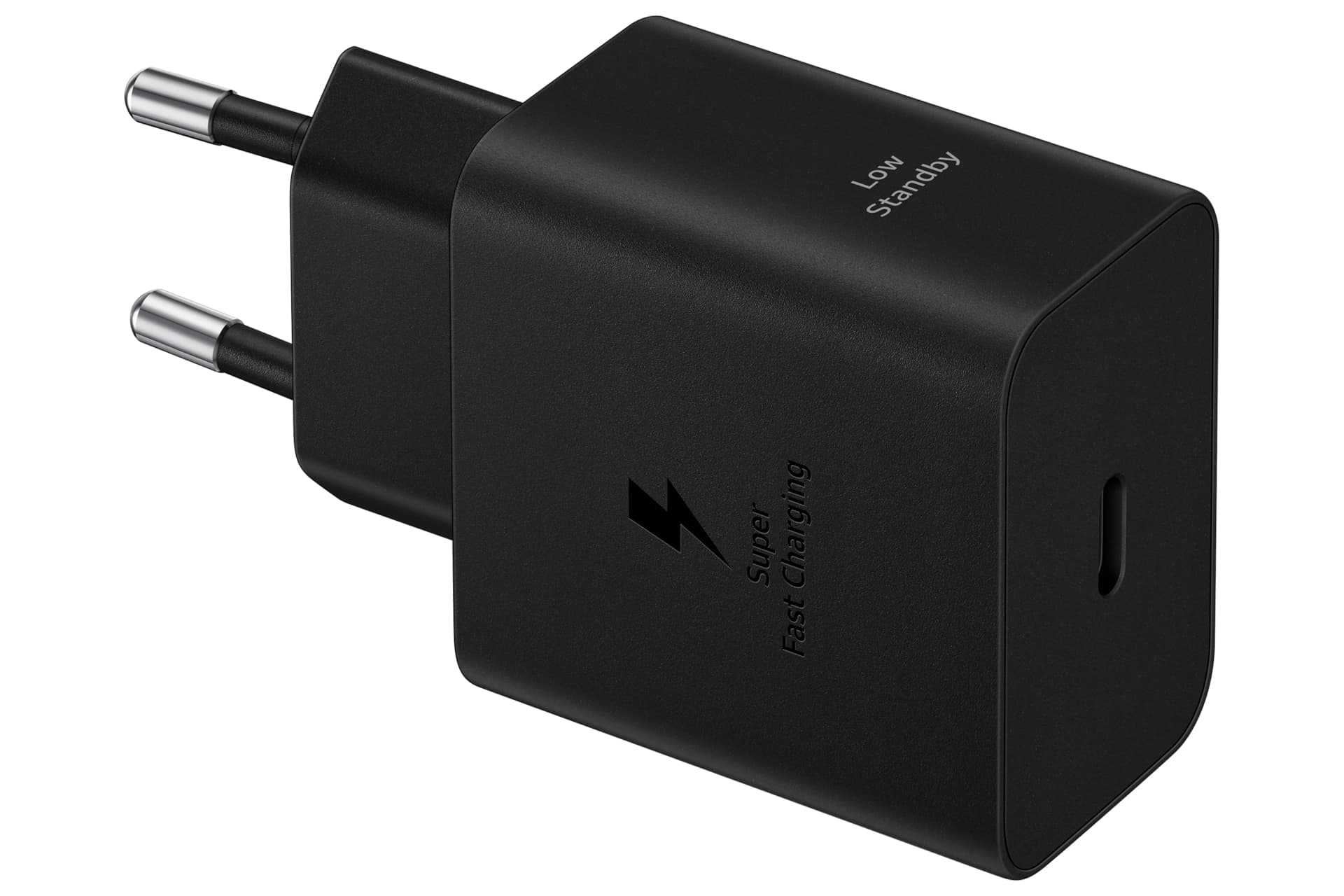 Samsung 45w power adapter black — vue 1