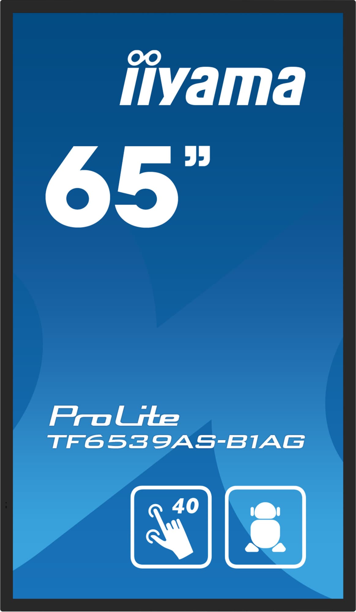 Iiyama prolite tf6539as-b1ag touch panel — vue 1
