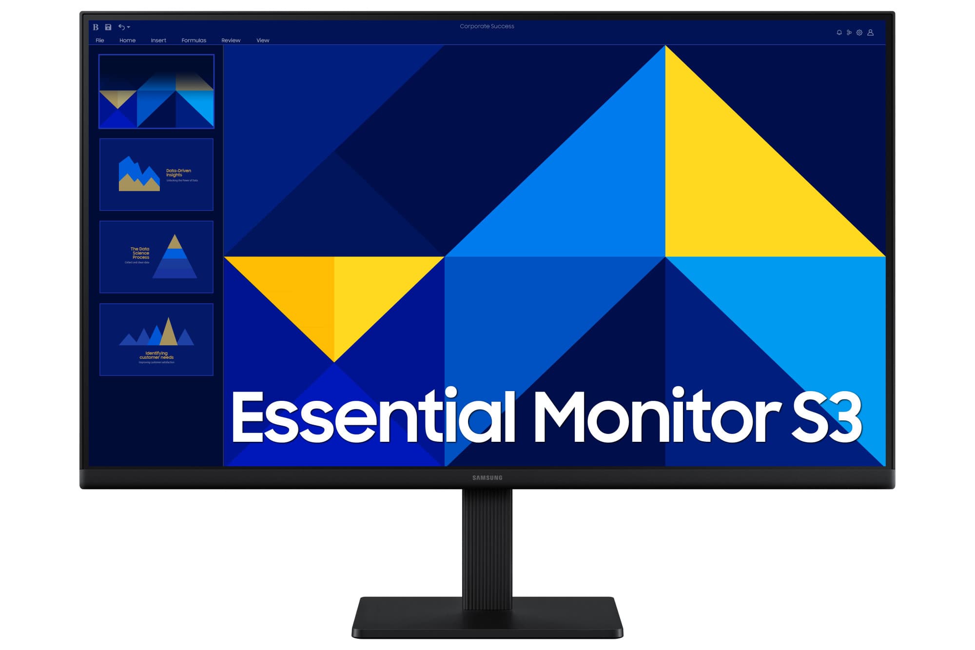 Samsung moniteur LS24D302GAUXEN — vue 1