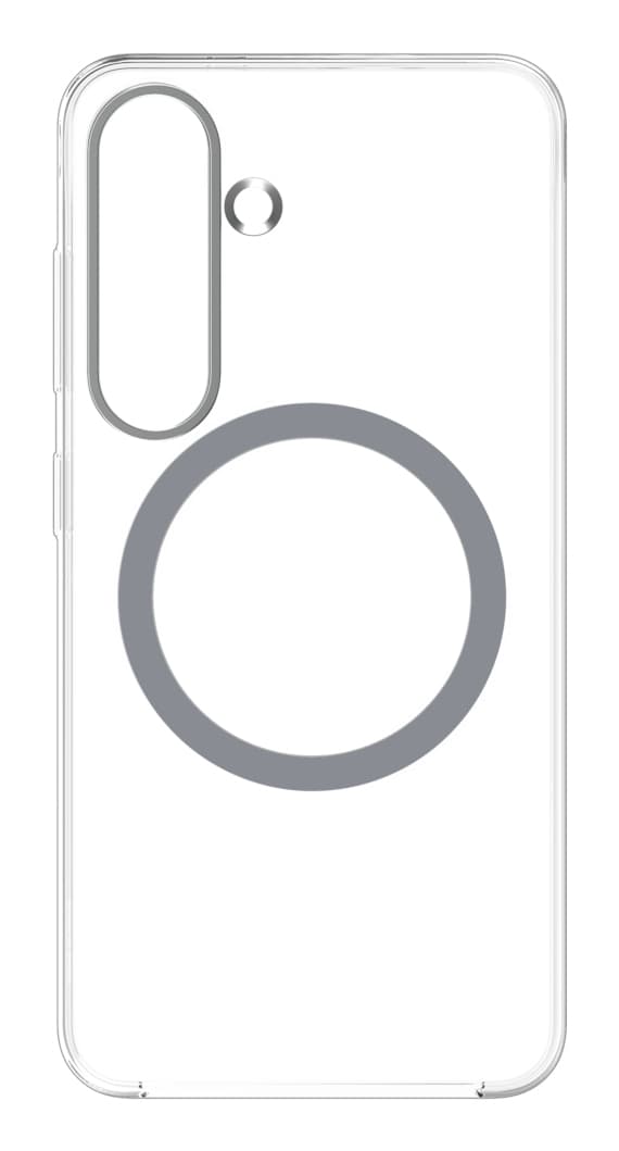 Samsung clear magnet case S25 — vue 1