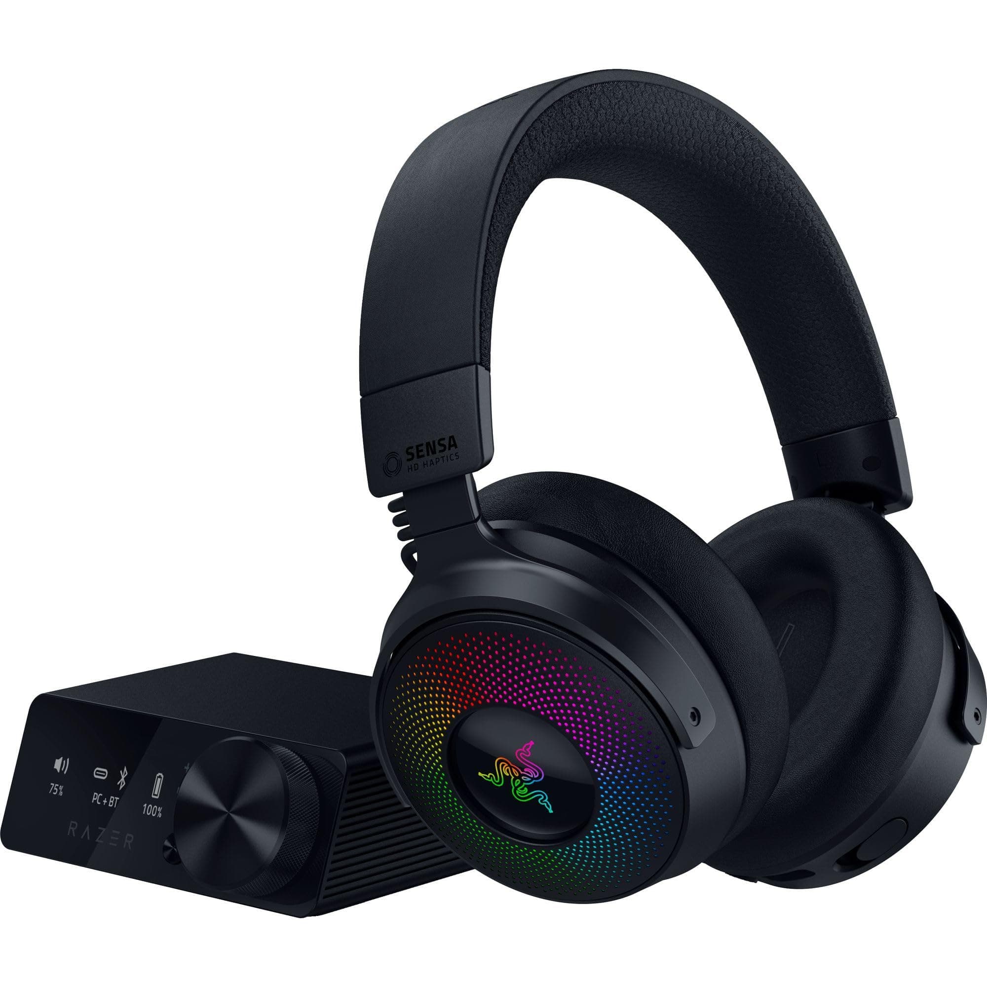Razer kraken v4 pro headset control hub — vue 1