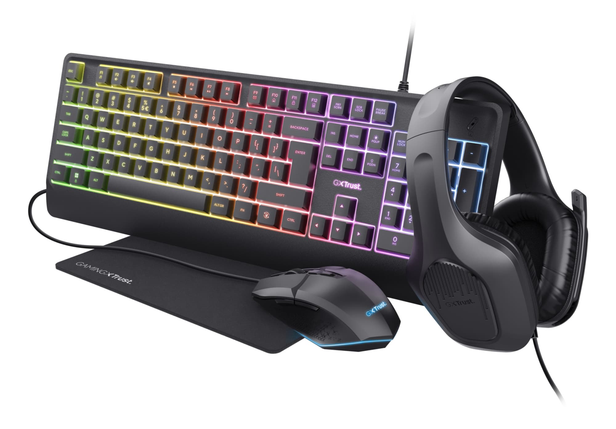 Trust clavier gaming 25409 — vue 1