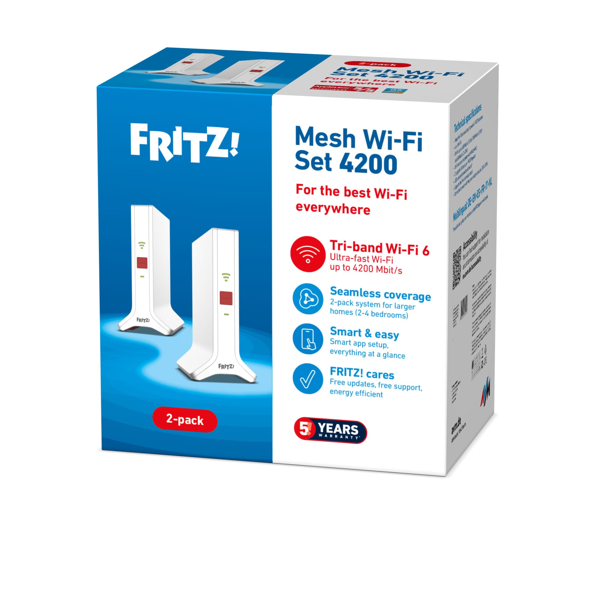 Fritz!mesh set 4200 2-pack edition inter — vue 1