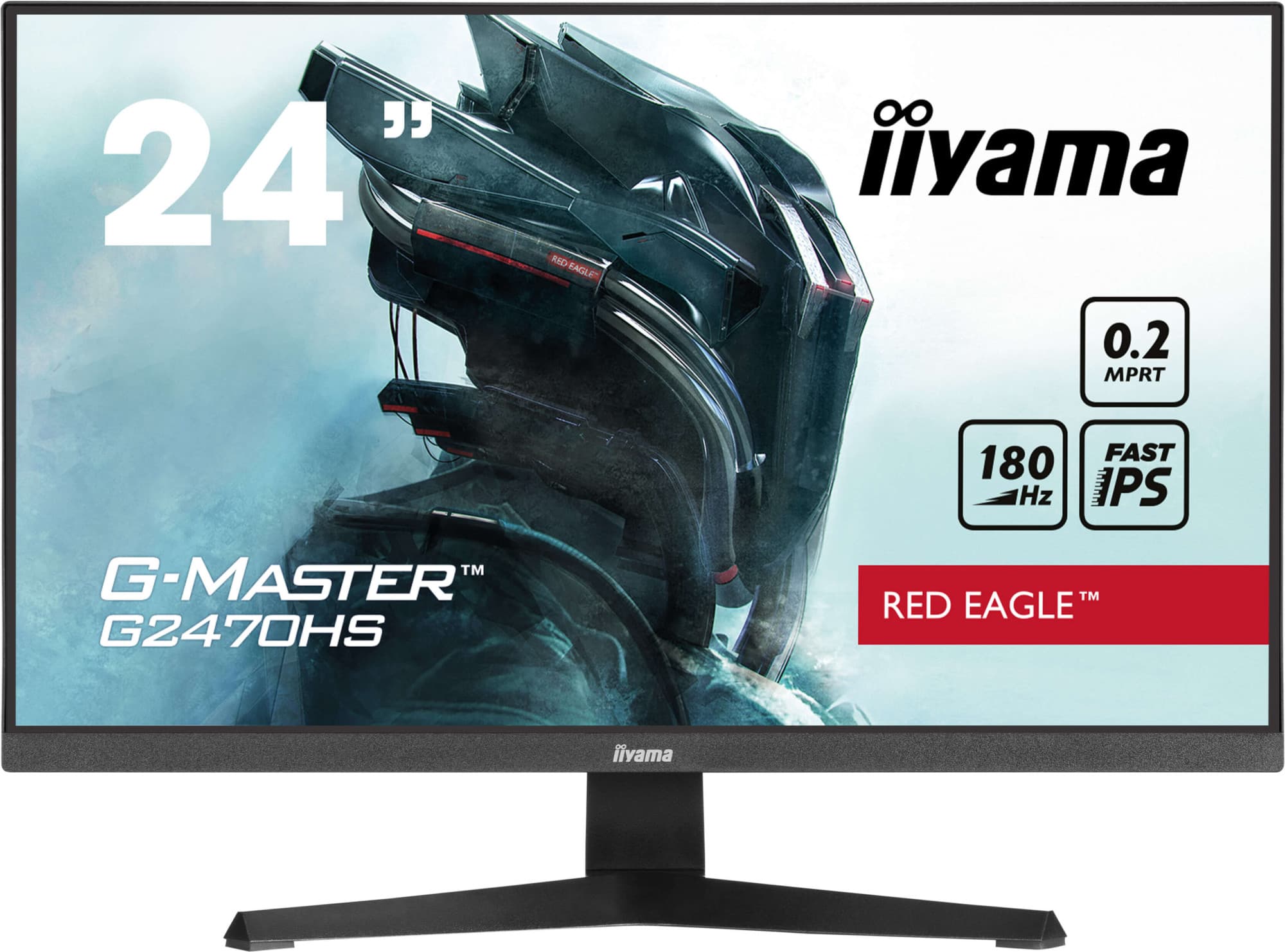 Iiyama g-master g2470hs-b1 moniteur — vue 1