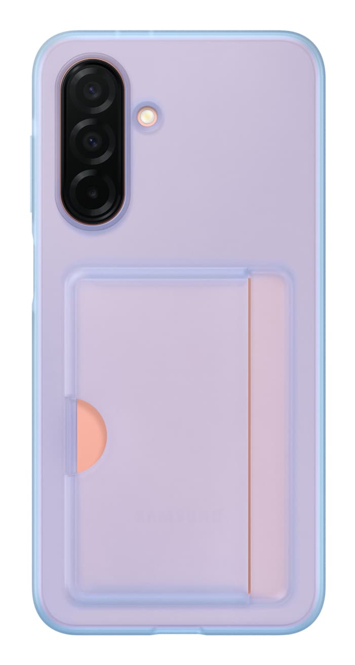 Samsung card slot case a26 blue — vue 1