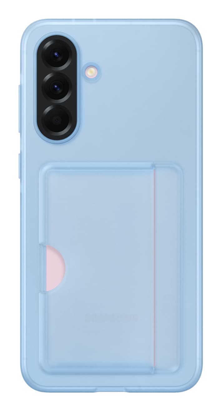 Samsung card slot case a56 blue — vue 1