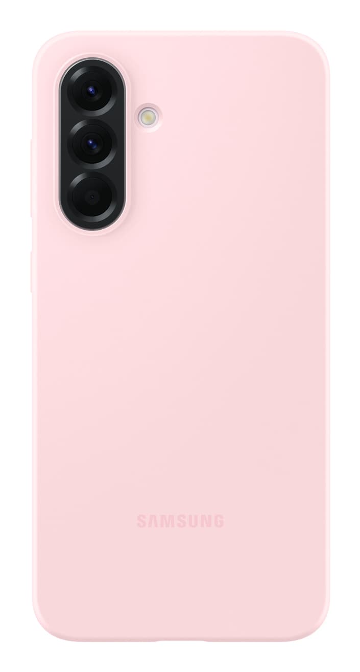 Samsung silicone case a56 pink — vue 1