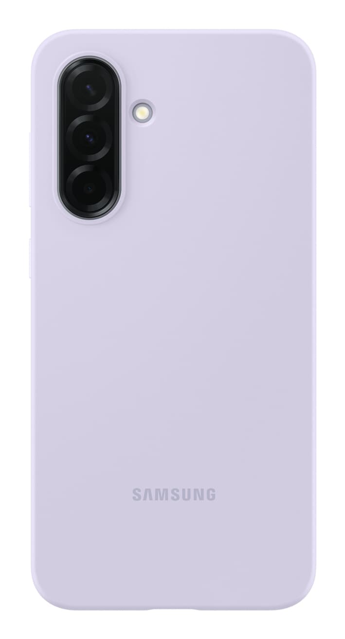 Samsung silicone case a36 lavender — vue 1