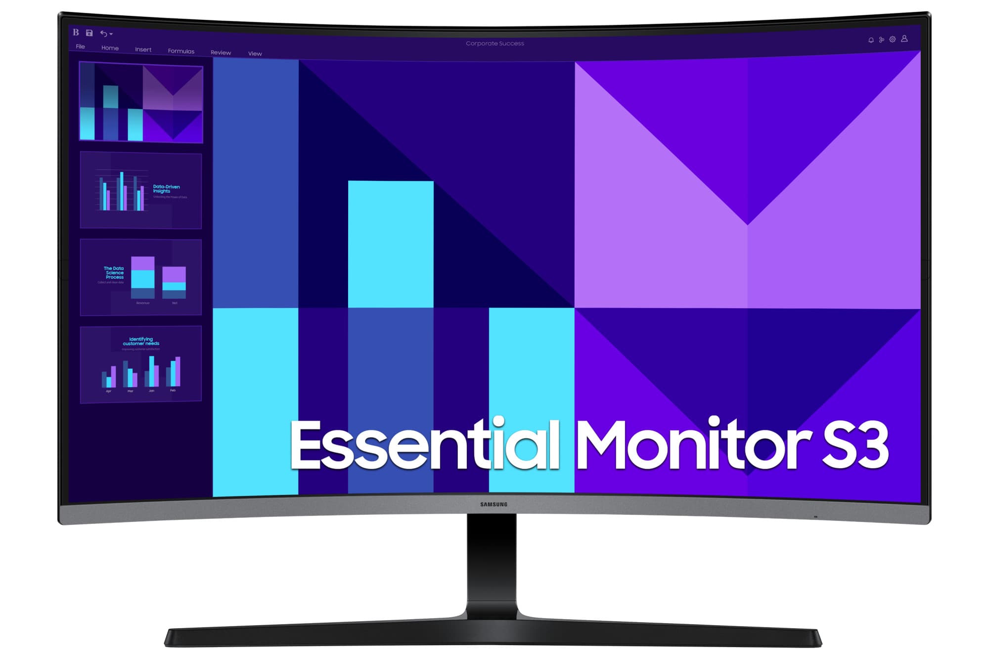 Samsung essential s32gd 32" FHD 100 hz s — vue 1
