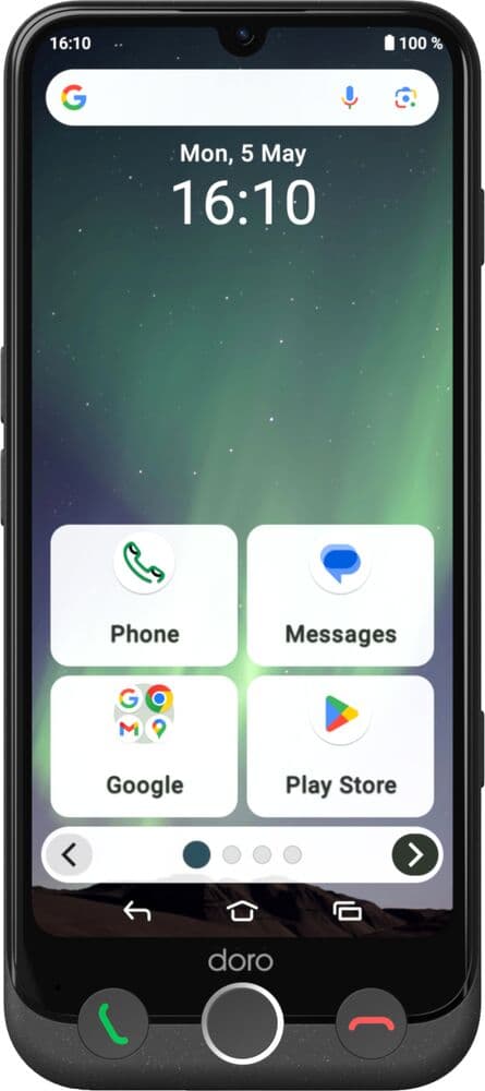 Doro aurora a30 smartphone graphite — vue 1