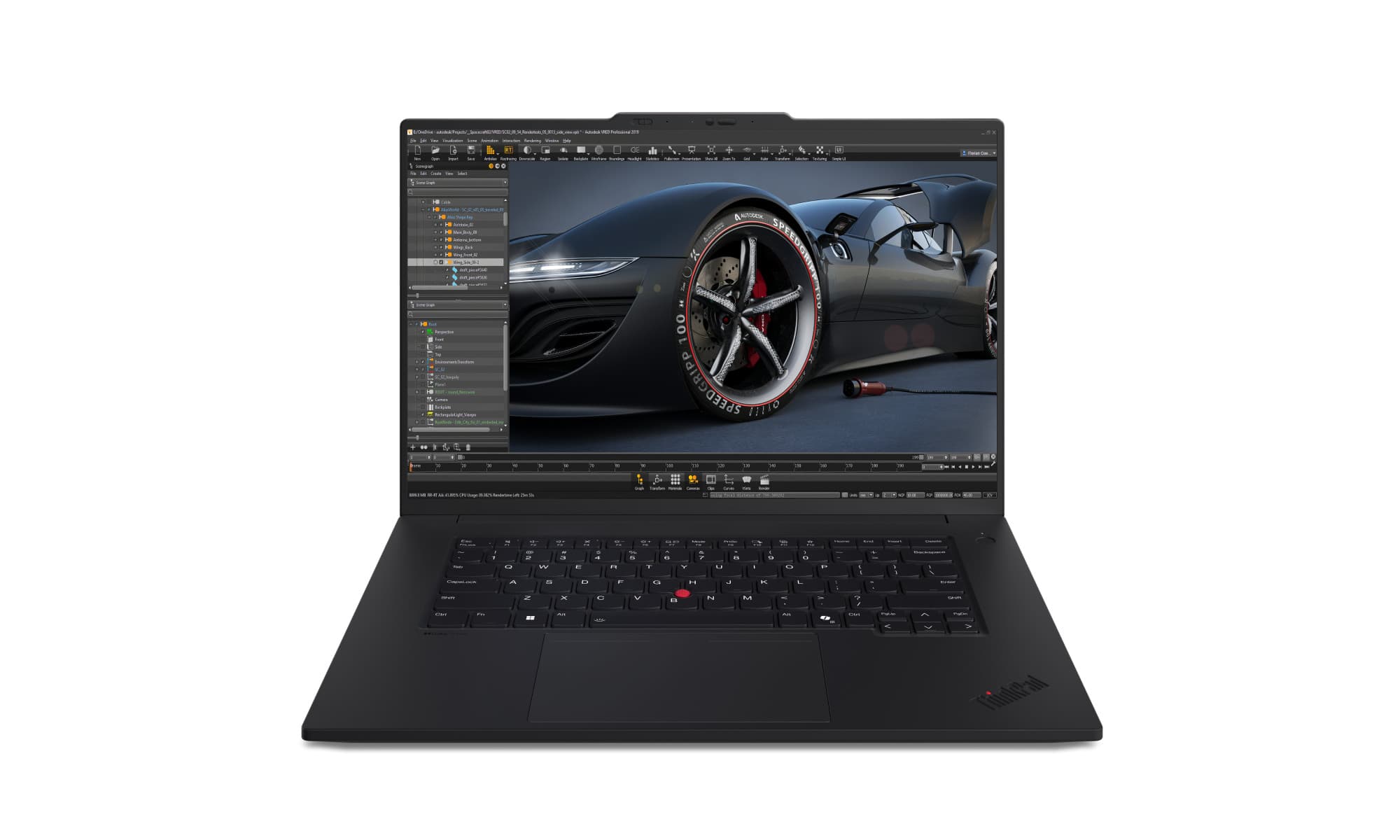 Lenovo thinkpad p1 gen 7 u7 155h 32GB/1T — vue 1