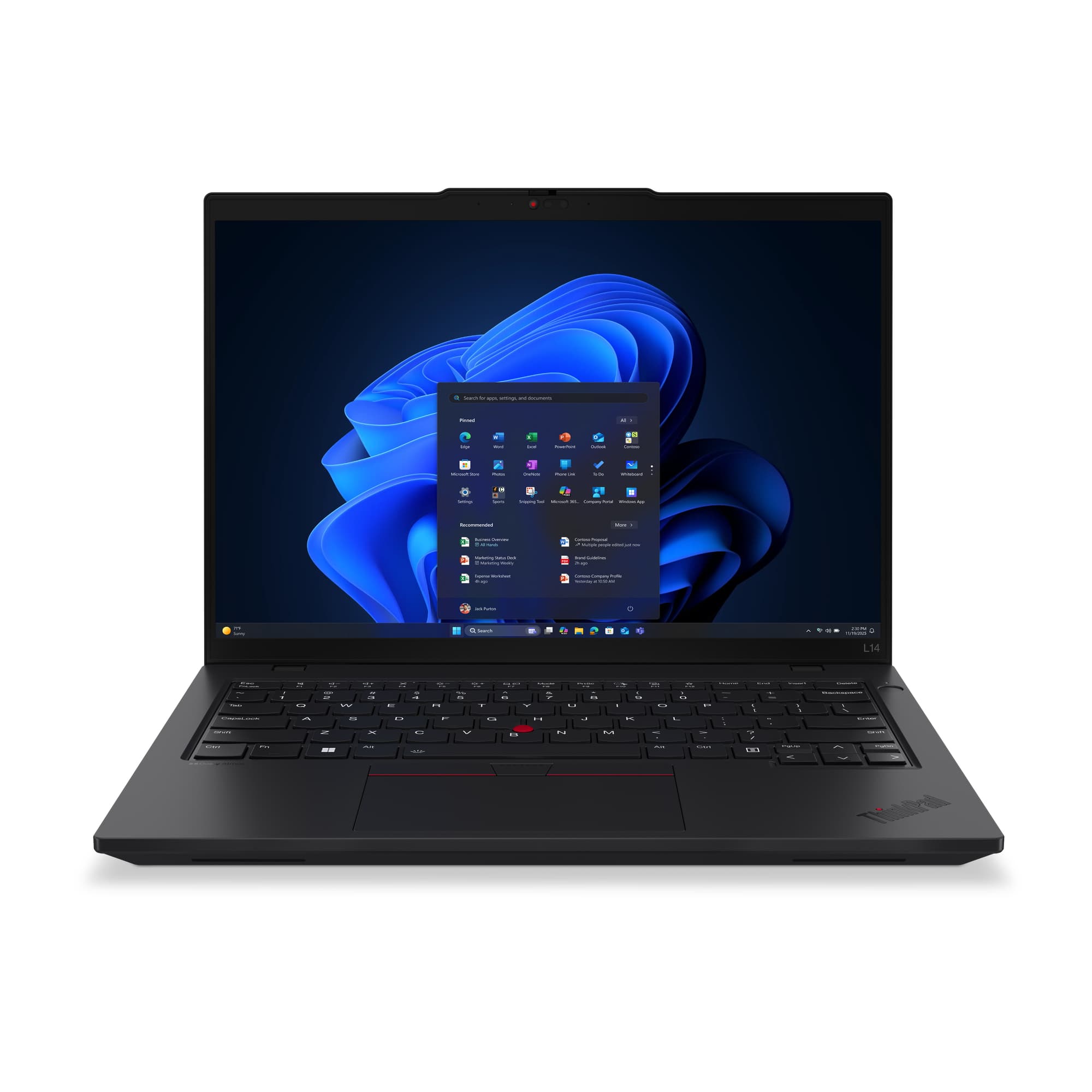 Lenovo thinkpad l14 gen 6 (intel) u5 225 — vue 1