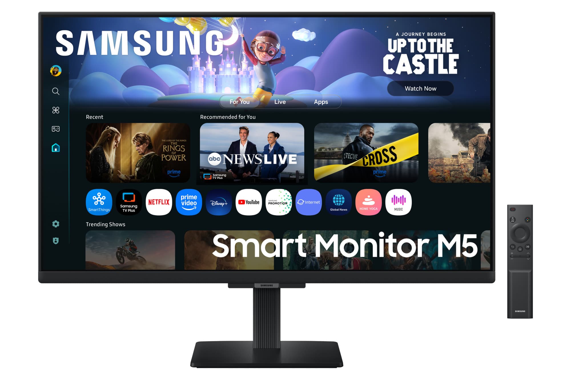 Samsung smart monitor m50f 27" FHD — vue 1